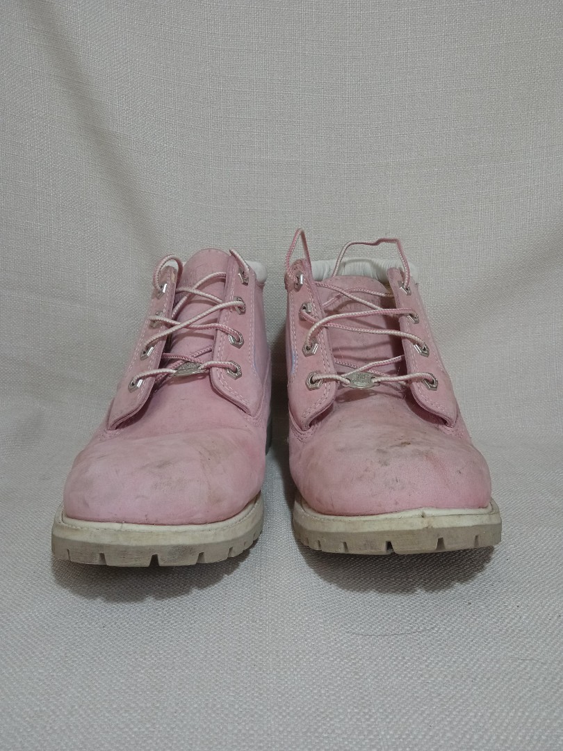 pink hiking boots