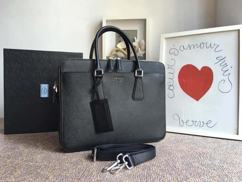 Saffiano leather cheap work bag