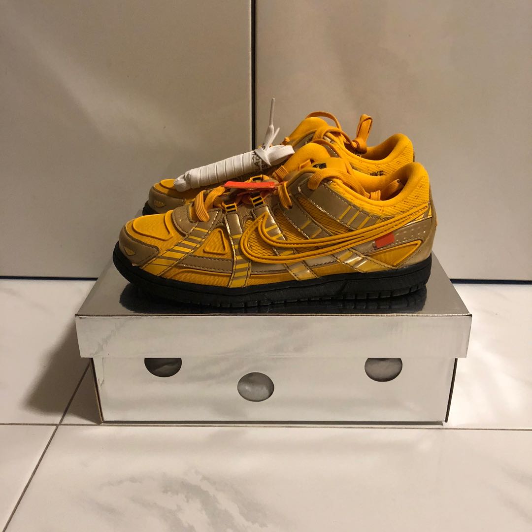 PS Nike Off White Rubber Dunk Low University Gold, Men's Fashion, Footwear,  Sneakers on Carousell