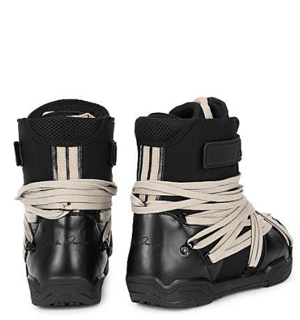 RICK OWENS X Moncler Amber black snow boots, 女裝, 鞋, 靴- Carousell