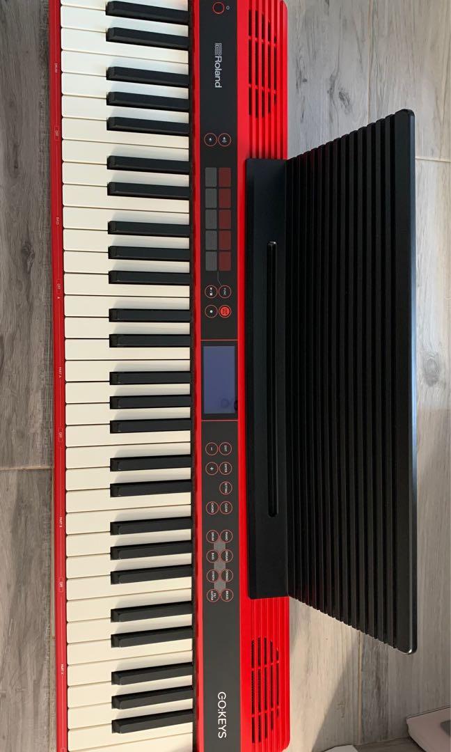 Roland GO:KEYS (GO-61K) 連琴譜架, 興趣及遊戲, 音樂、樂器& 配件