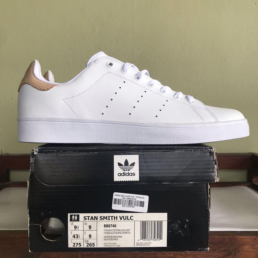 stan smith vulc white