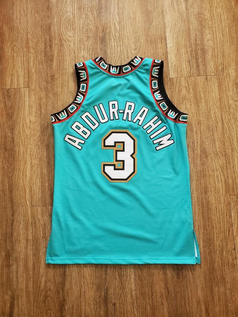 Vancouver Grizzlies Shareef Abdur-Rahim Teal jersey-NBA NWT by Mitchell &  Ness