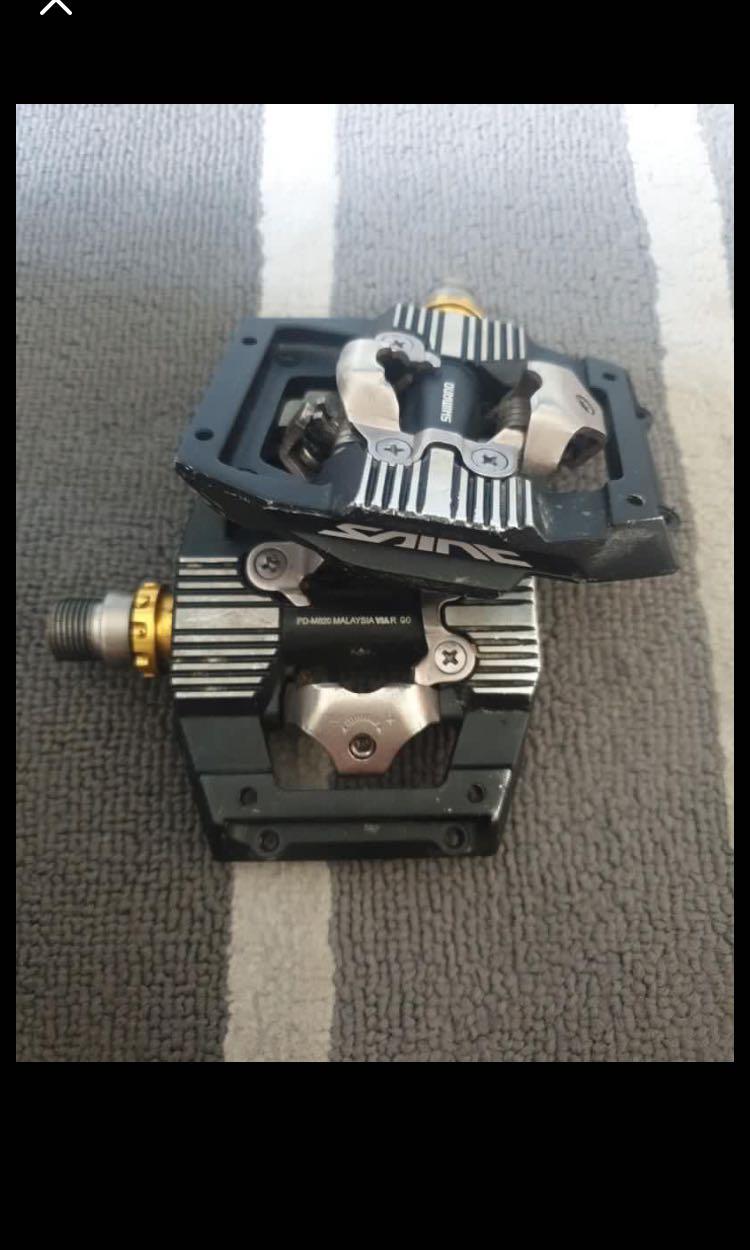 Shimano PD M820 SPD pedals Clipless Sports Equipment Bicycles