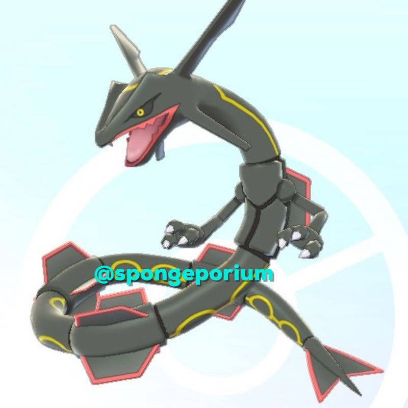 Pokemon Go - Rayquaza (Shiny), Video Gaming, Gaming Accessories