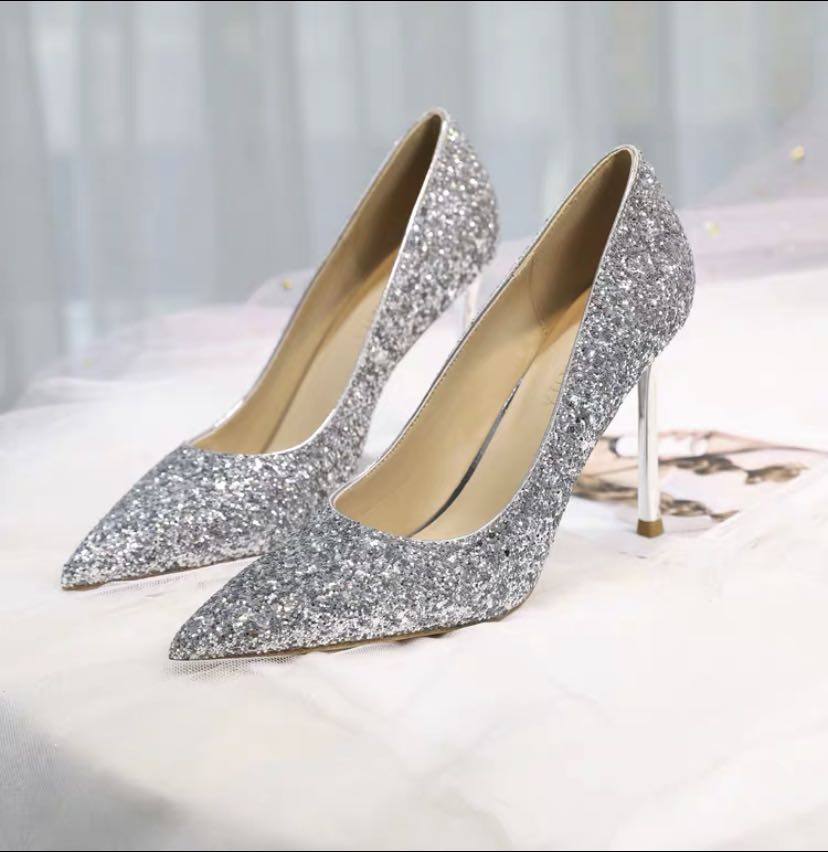 glitter heels