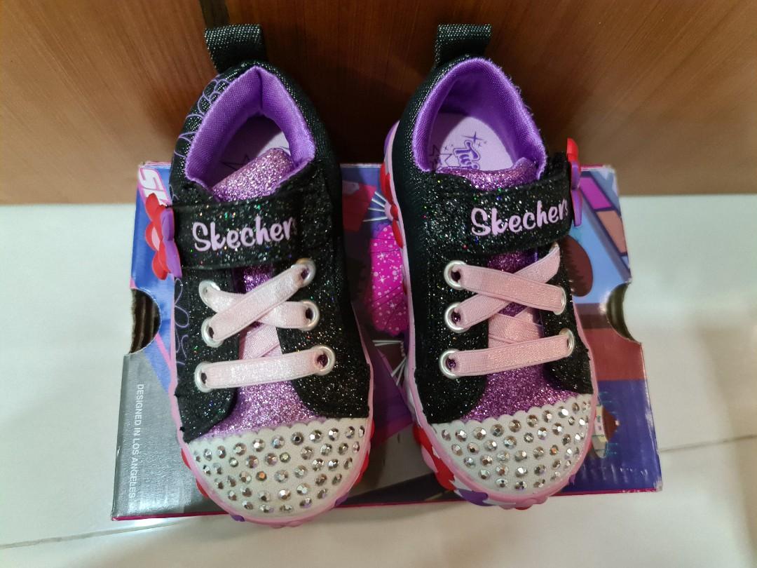 Skechers light up Twinkle Toes Daisy Lites US6 Babies Kids