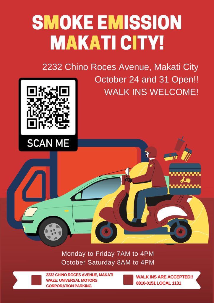 Smoke Emission LTO Testing Center Vehicle Makati City 2232 Chino Roces