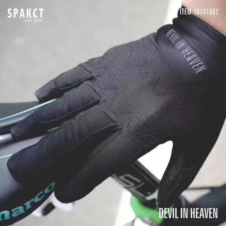 Spakct DEVIL IN HEAVEN Cycling Full Finger glove for MTB ROAD Bike Sports Equipment Bicycles Parts Parts Accessories on Carousell