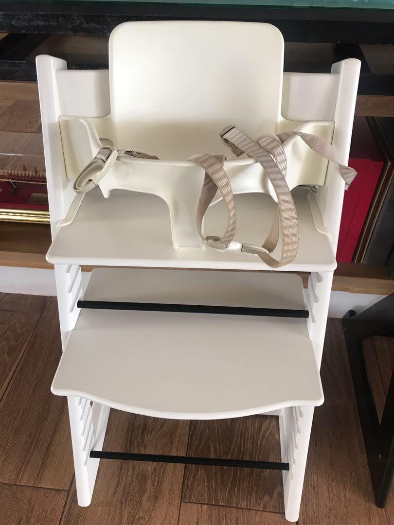 Stokke Tripp Trapp Highchair With Baby Set Harness Babies Kids Nursing Feeding On Carousell
