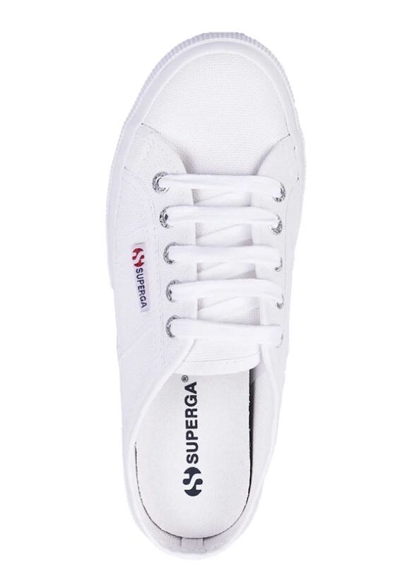 superga leather slip on