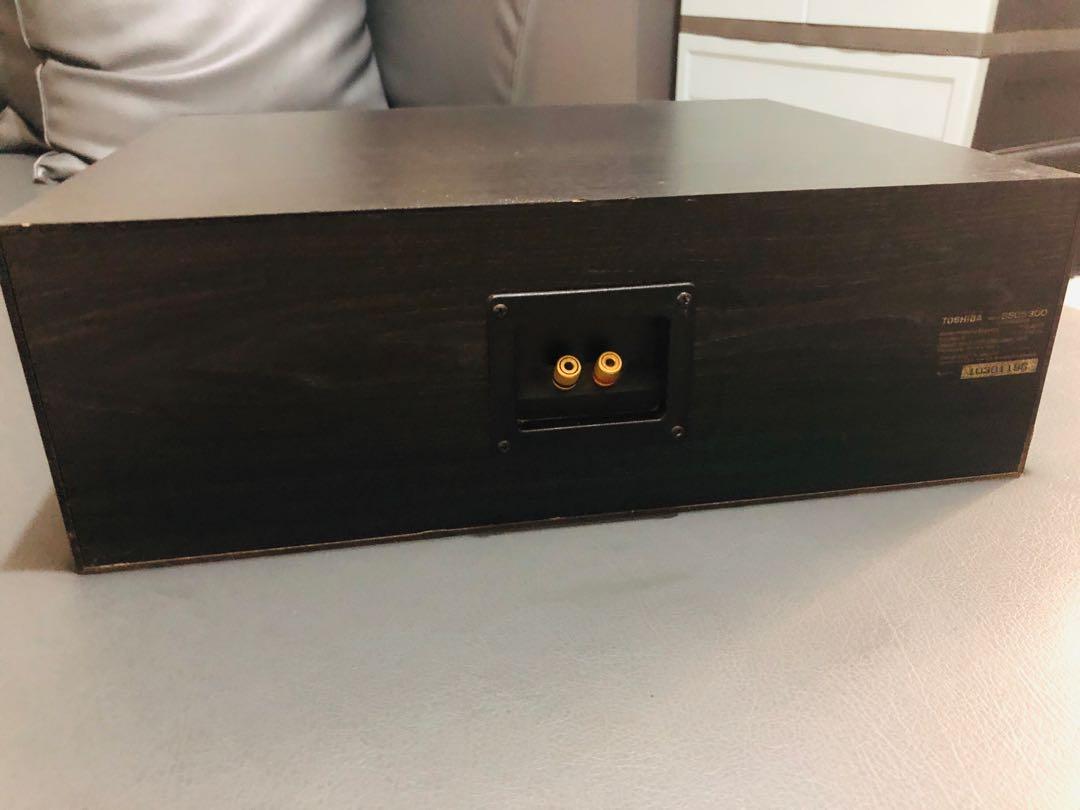 Toshiba Center Speaker SSC5300 (Category: Soundbars, Speakers & Amplifiers) located in Pasig City. Submitted by jengidol (Listing ID 1044043577, Image 2). Description: Linaeum Ribbon tweeter, good for entry level ht setup, slight nego.