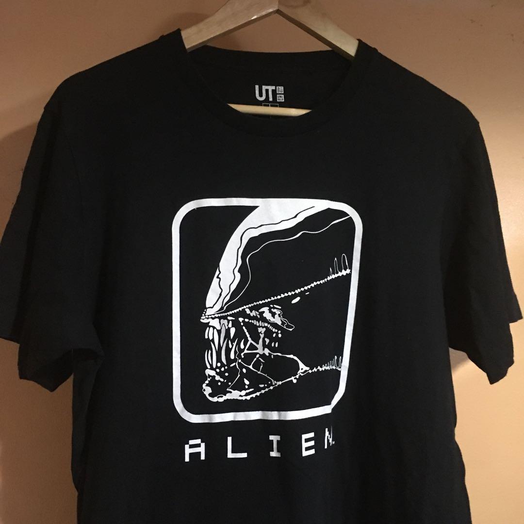 Uniqlo Alien T Shirt Space Ufo Movie Men S Fashion Tops Sets Tshirts Polo Shirts On Carousell