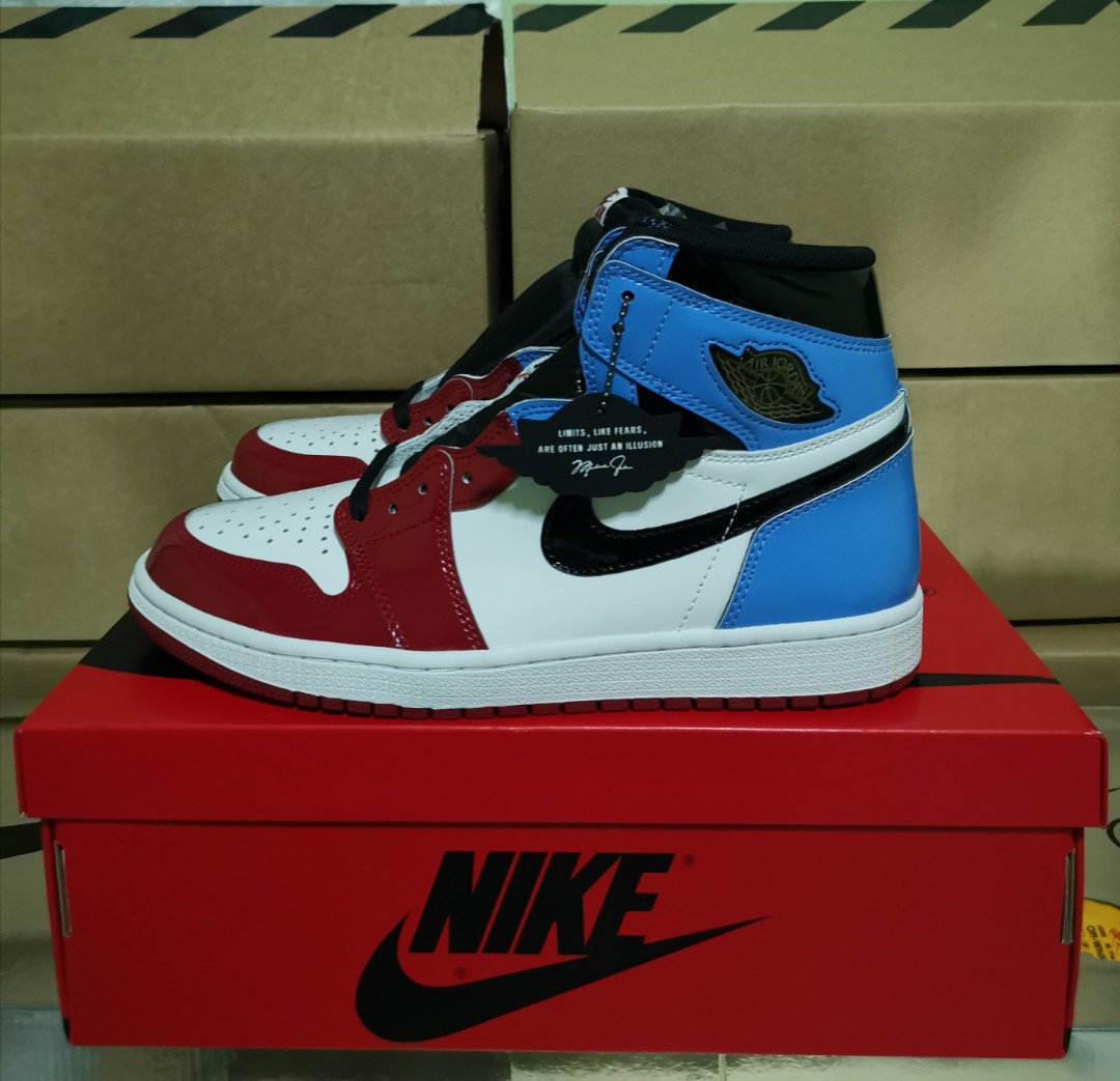 US 9.5 Air Jordan 1 High Fearless UNC Men s Fashion Footwear