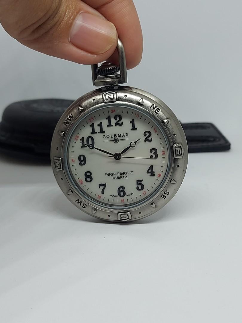 Coleman nightsight shop pocket watch