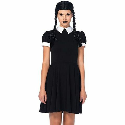 Wednesday Addams Halloween Costume, Women's Fashion, Dresses & Sets ...