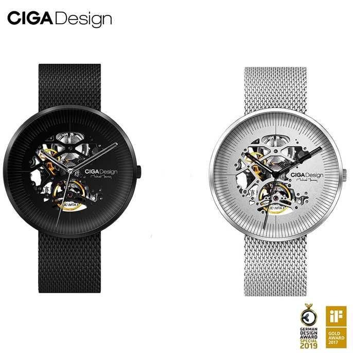 xiaomi ciga my series jam tangan mechanical watch skeleton model bulat titangadget fesyen pria jam tangan di carousell