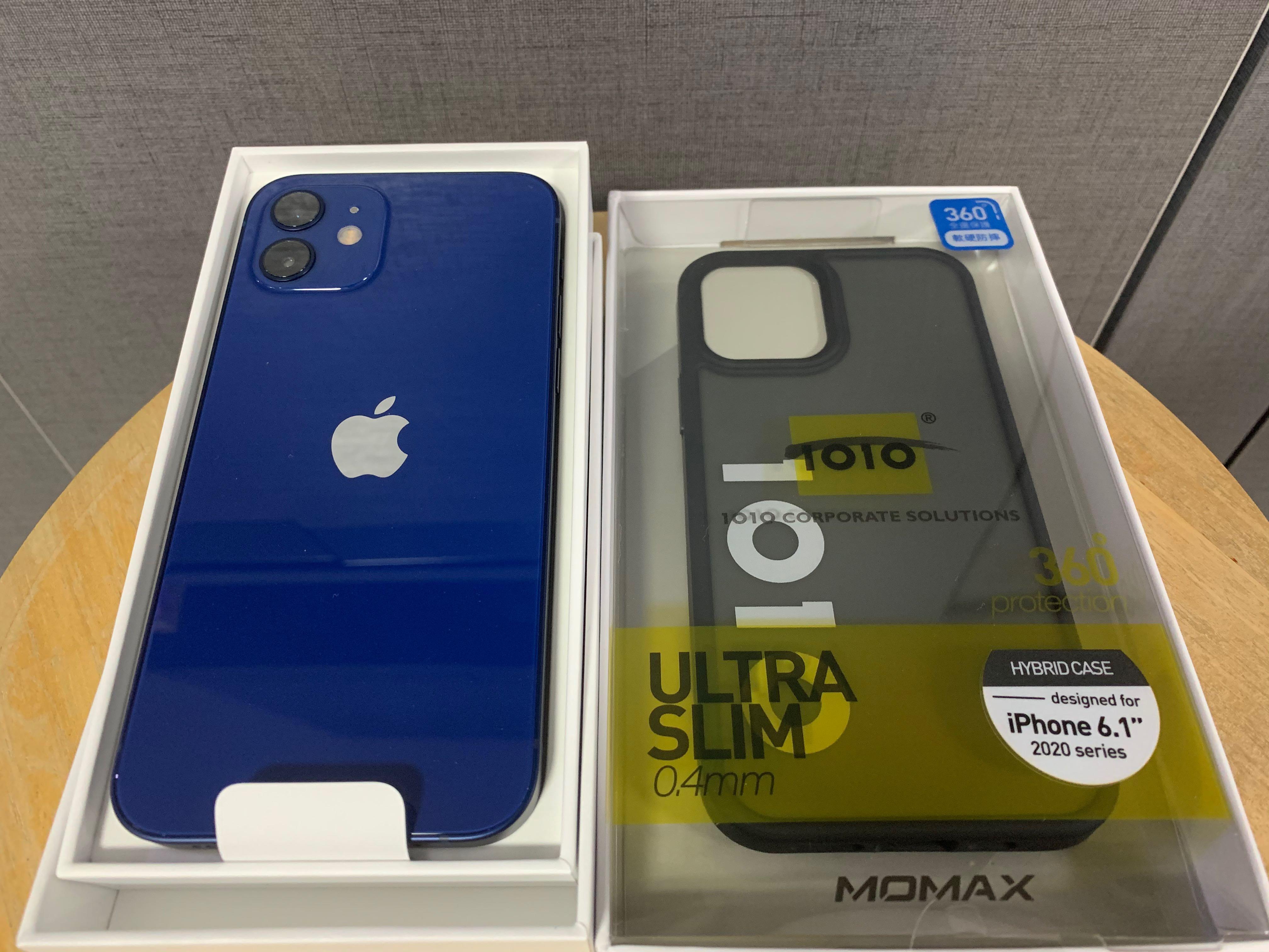 1010台機全新iphone 12 128gb blue 藍色 已激活 送贈品 not pro max