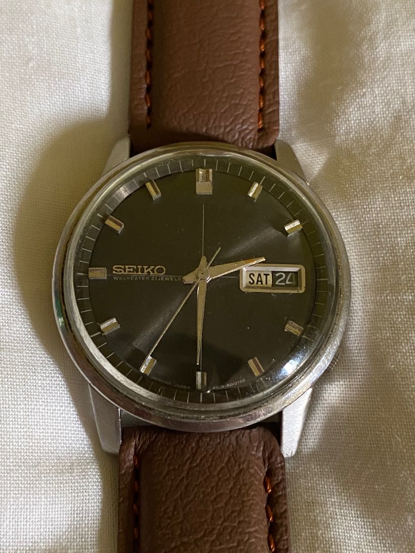1960s Seiko 6619-8010 Weekdater 21J, Men's Fashion, Watches & Accessories,  Watches on Carousell
