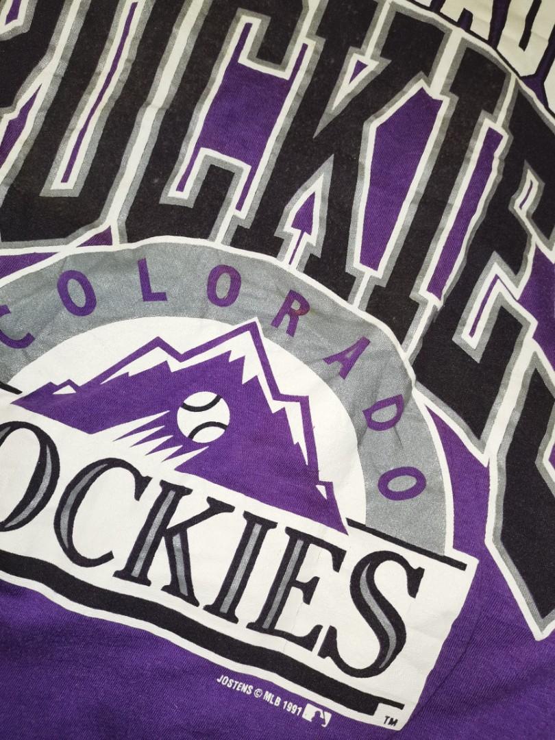 VINTAGE MLB COLORADO ROCKIES TEE SHIRT 1991 SIZE LARGE MADE IN USA –  Vintage rare usa