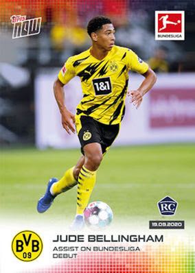 2021-22 Topps UCL Gold Card BVB Dortmund Jude Bellingham