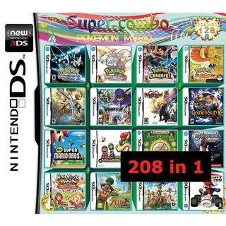 208 in 1 Games Nintendo DS Video Game Carriage *(Limited Edition!! While Stocks Last!!)