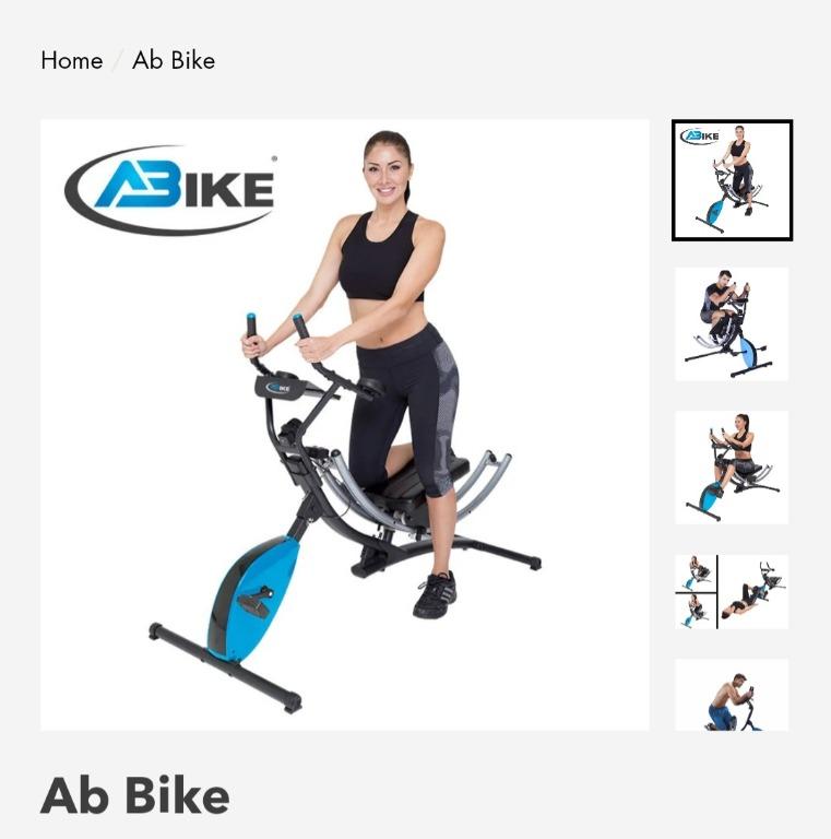 stationary bike ab exercise
