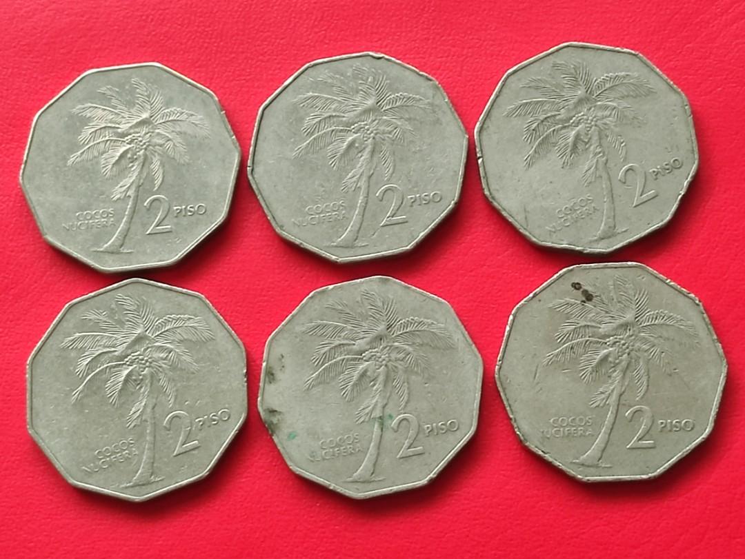 6pcs 1984 1985 2 Piso Philippine Coins Hobbies Toys Memorabilia 6pcs-1984-1985-2-piso-philippine-coins-hobbies-toys-memorabilia
