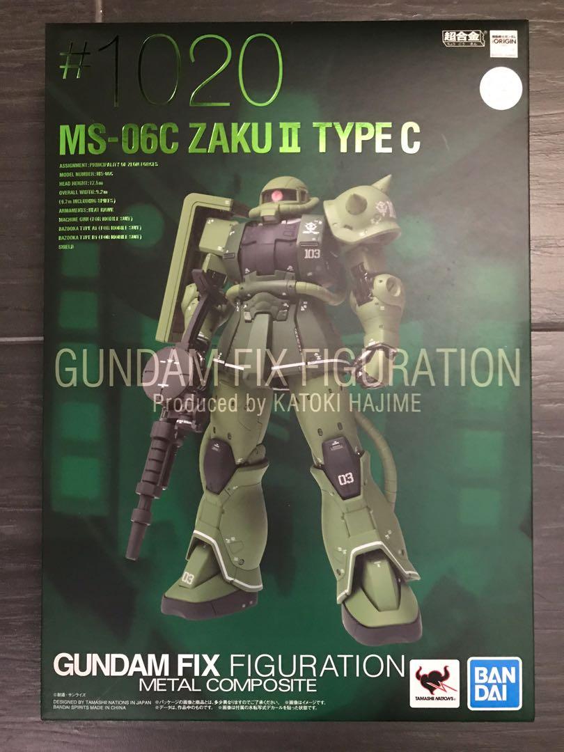 全新未開封亞版ZAKU II MS-06C 綠渣古II C型GUNDAM FIX FIGURATION 全新未開封亞版ZAKU II MS-06C 綠渣古II C型GUNDAM FIX FIGURATION