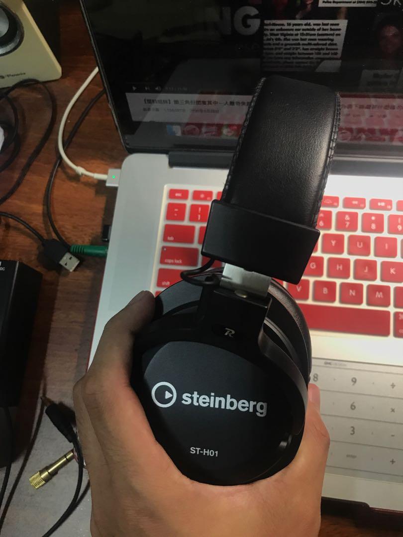 監聽耳機 steinberg STH01 全罩式, 耳機及錄音音訊設備, 頭戴式耳機在旋轉拍賣