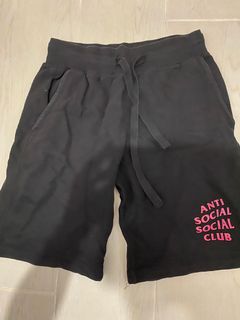 Assc Anti Social Social Club black shorts Size S629776569093141118