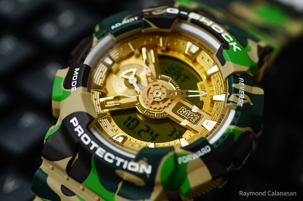 A Bathing Ape x G-Shock GA-110 “BAPE XXV” Camouflage Exclusive