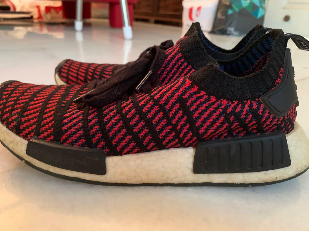 Adidas nmd r1 stlt pk  deals black/red and/blue