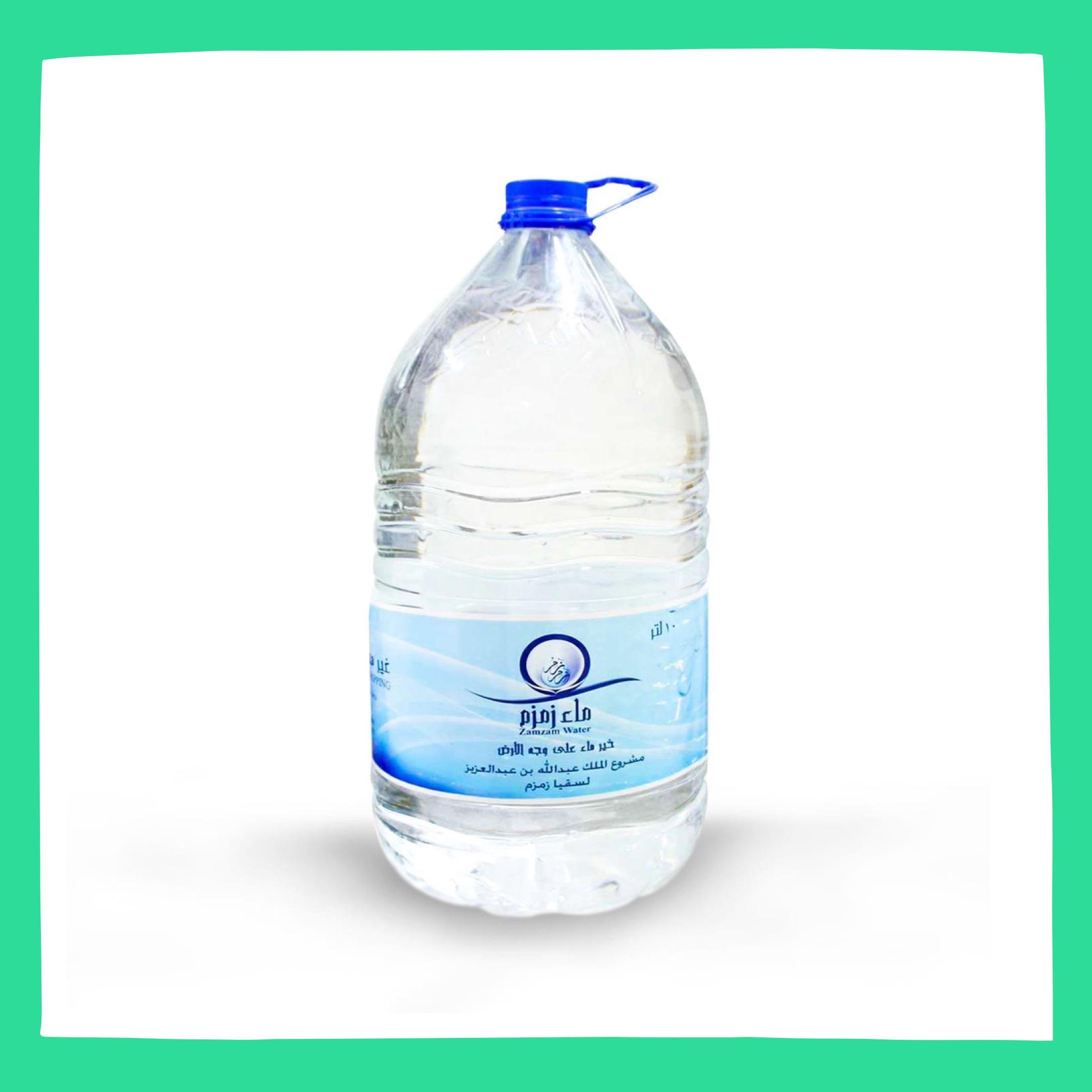 Air Zamzam Zamzam Water 5l 10l Bottle Food Drinks Local F Bs Halal On Carousell