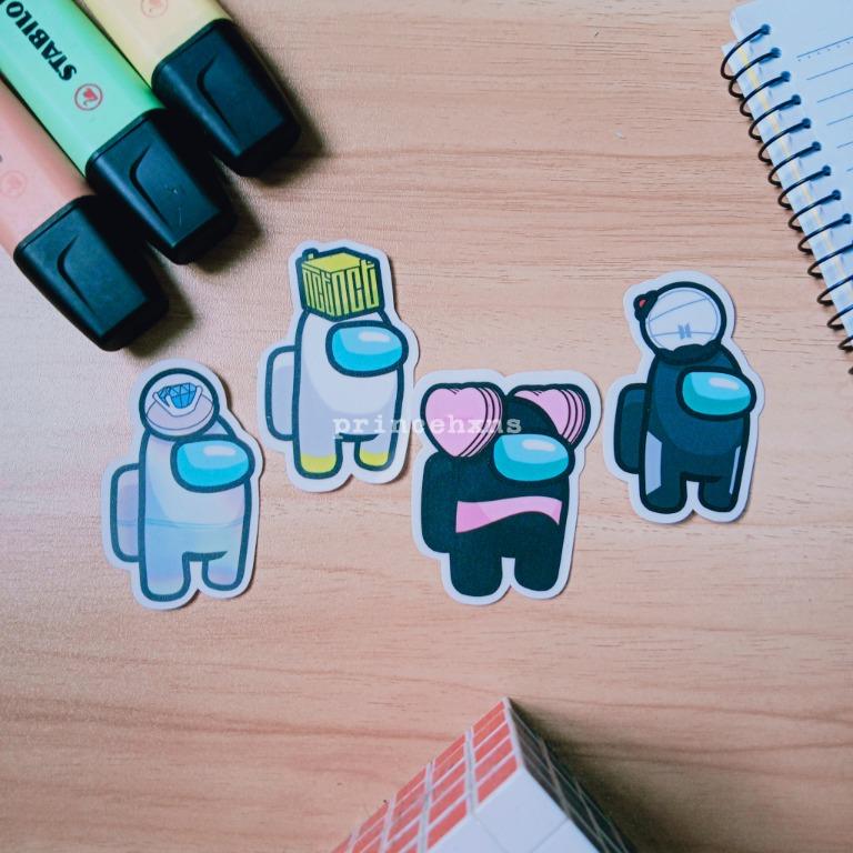 Among Us Kpop Lightstick Vinyl Stickers K Wave On Carousell