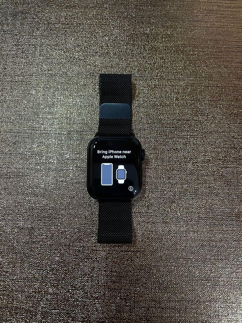 Apple Watch Series 5 Stainless Steel Gps Cellular Space Black Milanese Loop Band 40 Mm Electronics Others On Carousell