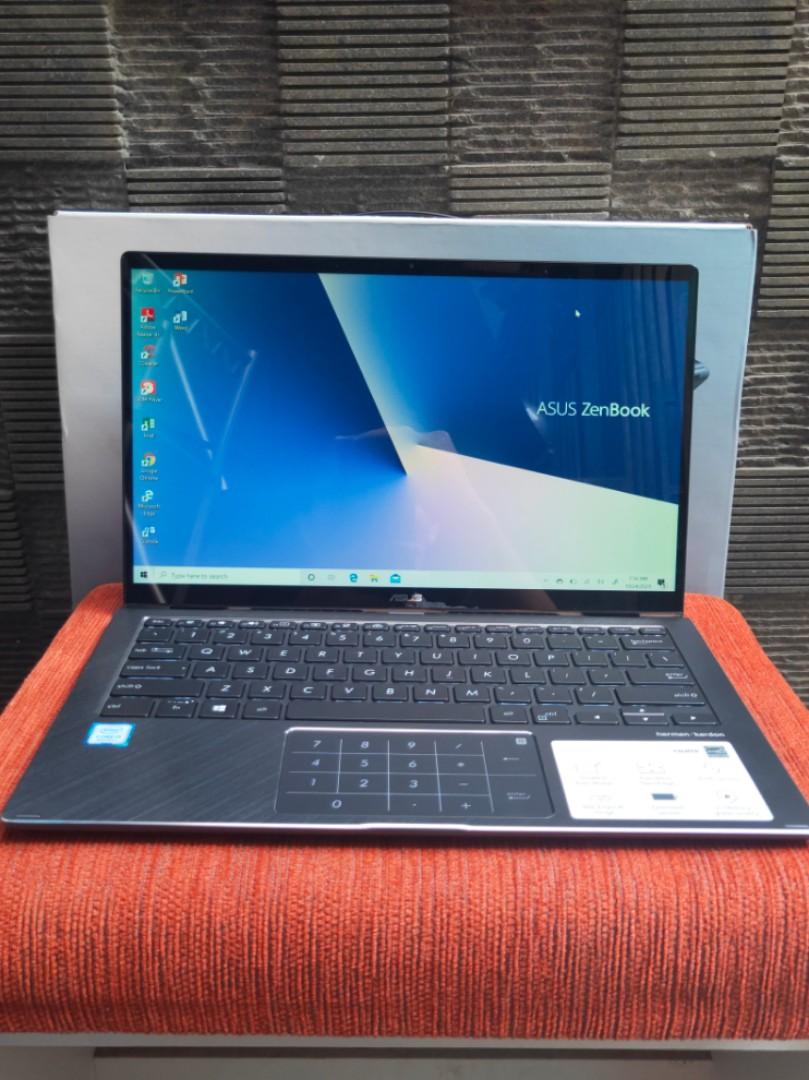 Asus Zenbook Flip Ux362fa I3 8145u Ram 8gb Ssd 512gb Elektronik Komputer Laptop Di Carousell