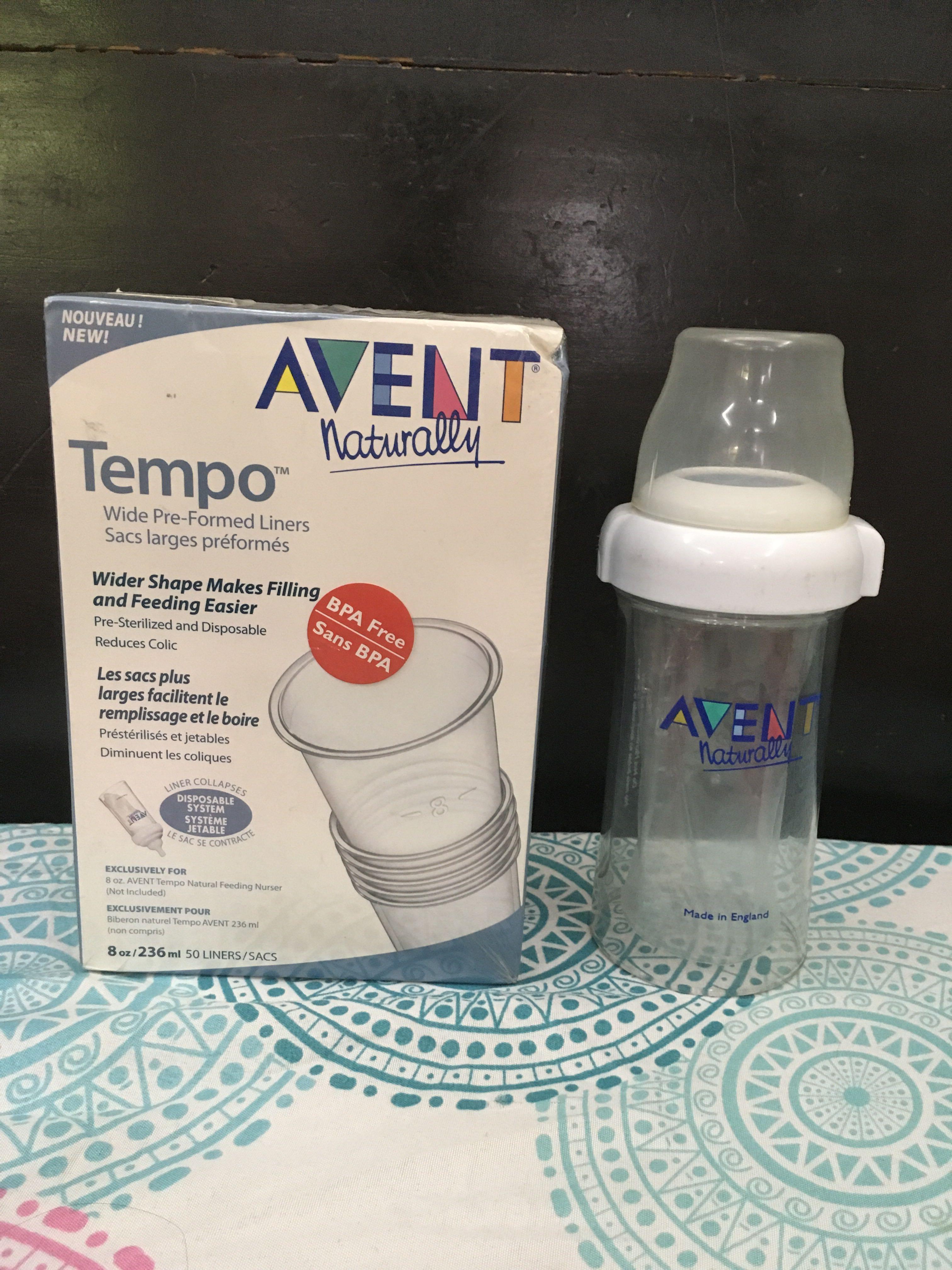 avent tempo bottles