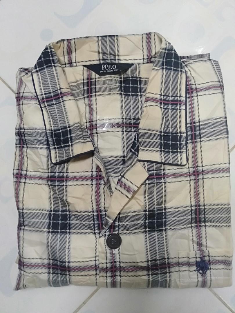 Baju Tidur Kemeja Men S Fashion Clothes Tops On Carousell
