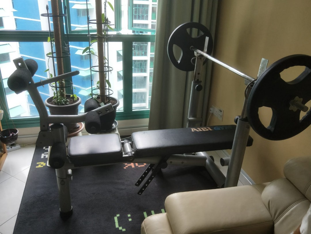 Bench press home set new arrivals