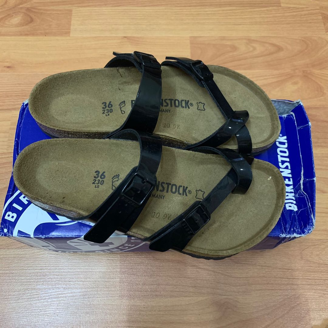 birkenstock mayari black patent
