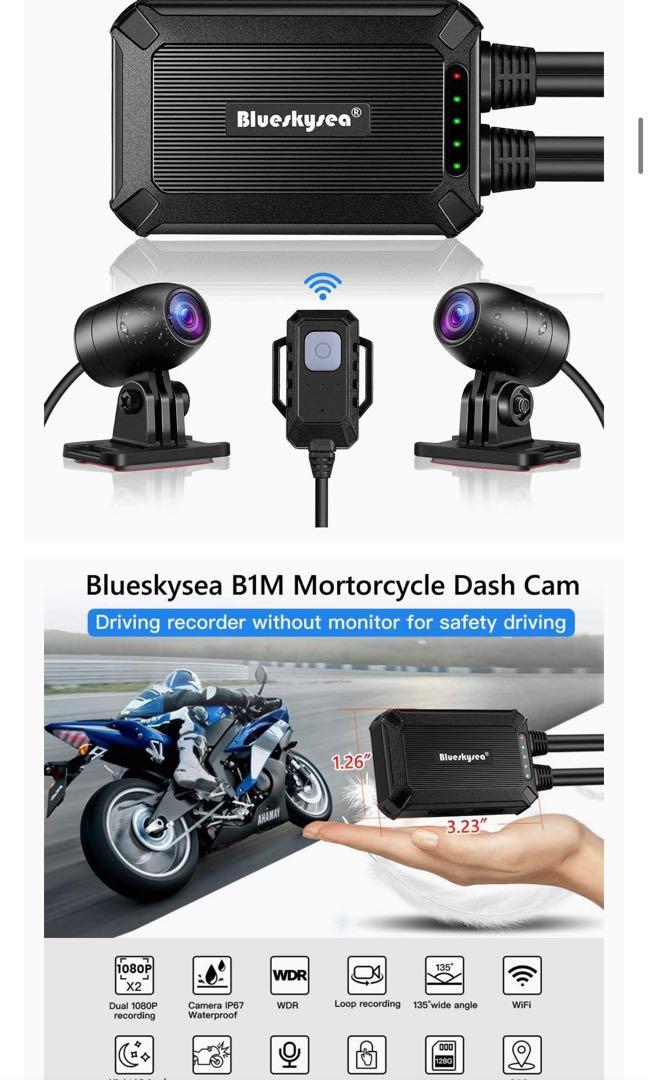 Blueskysea B1M Motorcycle Dashcam