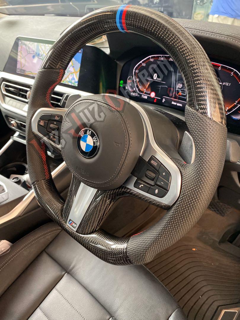 BMW G20 Carbon fibre M sport steering wheel, Car Accessories