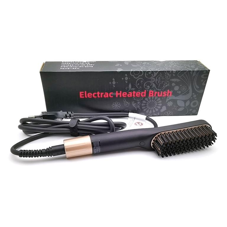 Electric heated hot sale brush