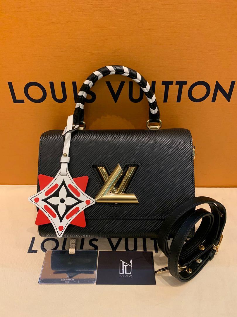 Louis Vuitton Crafty Twist MM Black in Epi Grained Leather with