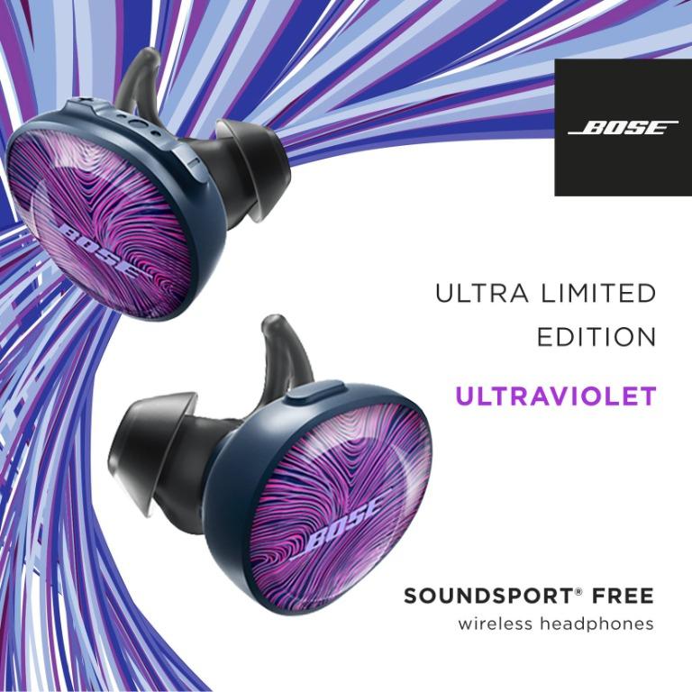 Bose soundsport free wireless headphones ultraviolet clearance