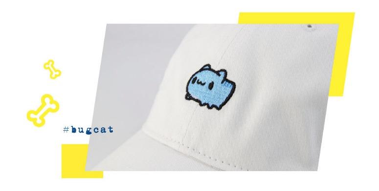 Bugcat Capoo 猫猫虫咖波 White Cap, Women's Fashion, Watches & Accessories ...