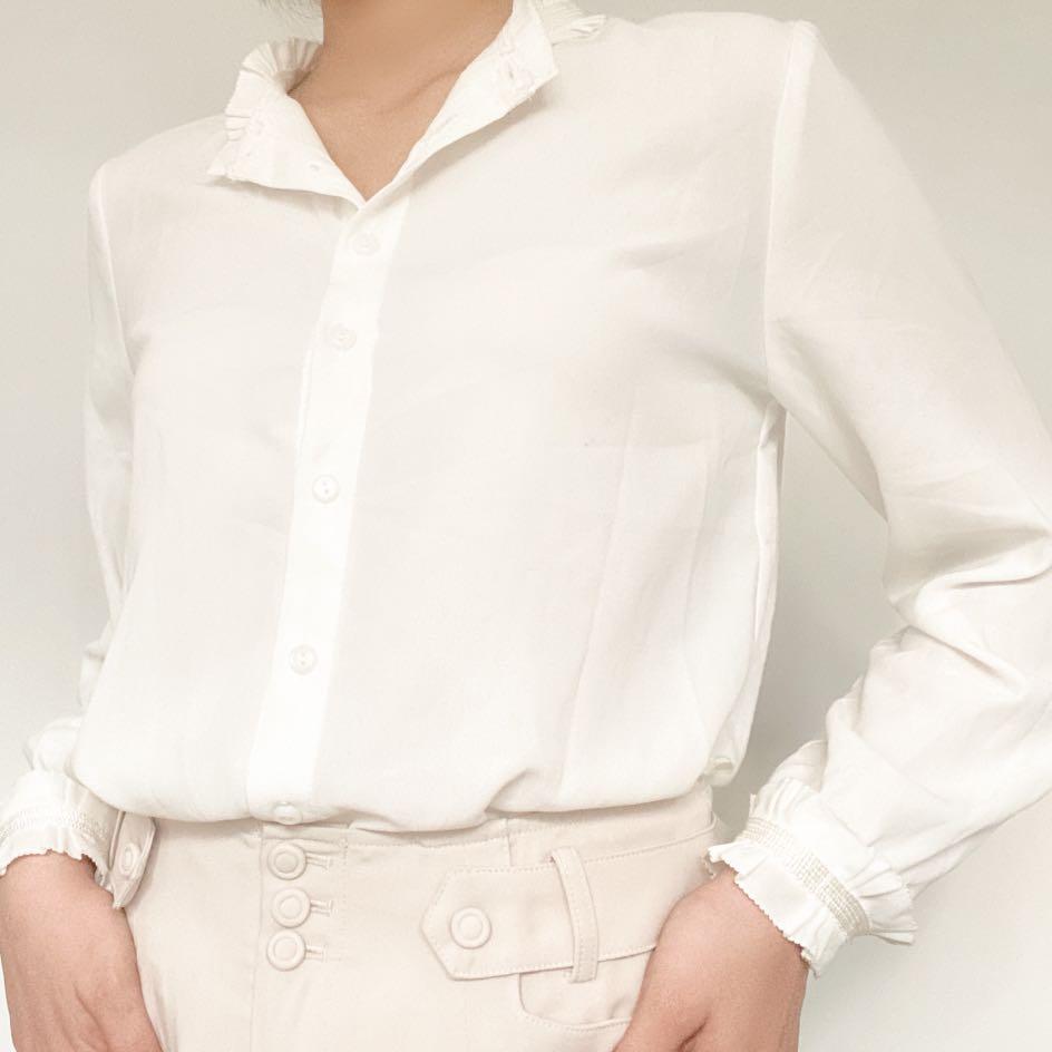 Polo long sleeve hotsell button down womens