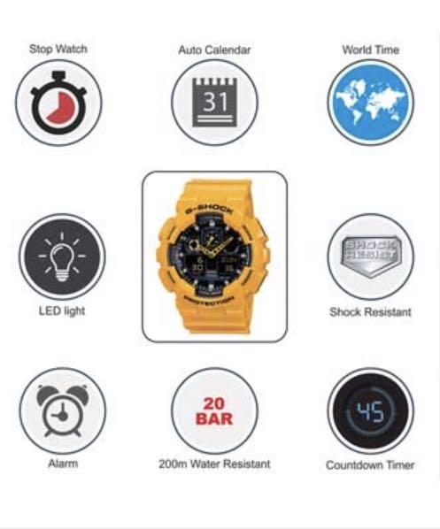Casio G Shock GA 100A 9ADR G273 Special Edition Men s Watch