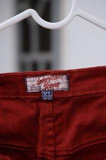 celana merah american jeans